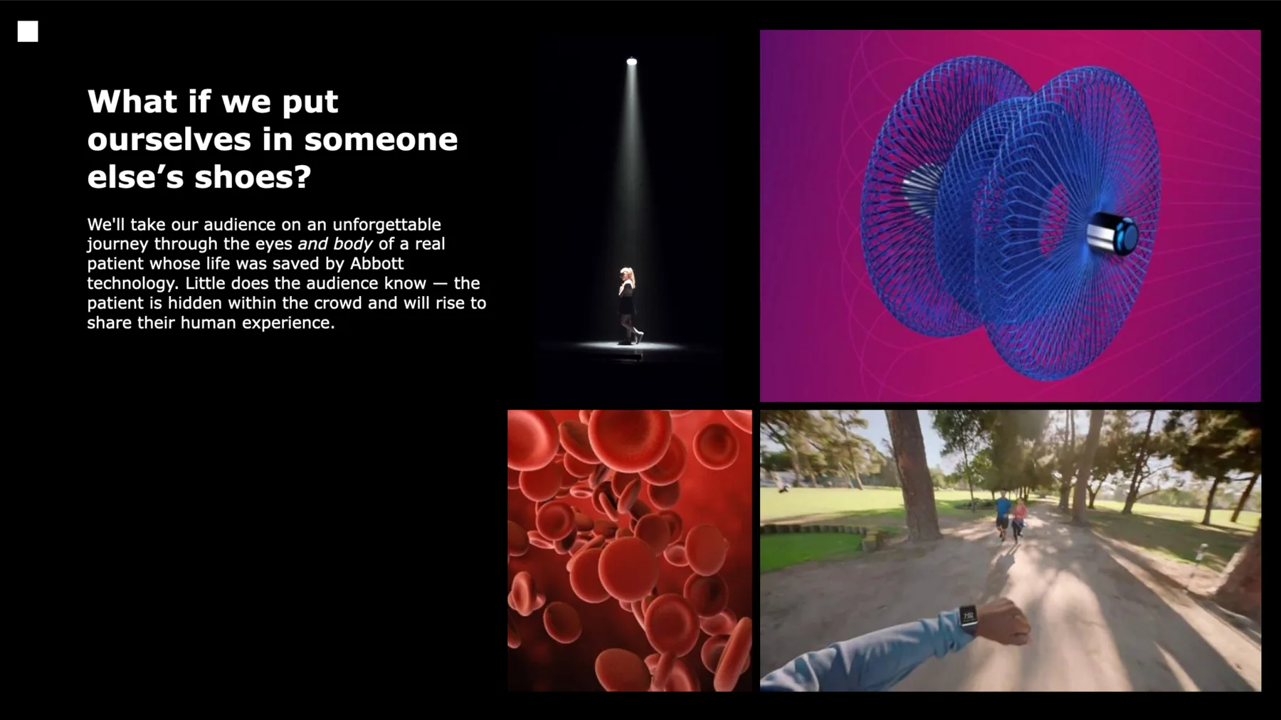 Abbott What if we put ourselves in someone else’s shoes ideation slide
